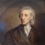 Enlightenment figure John Locke featured on ice cream flavor label.
