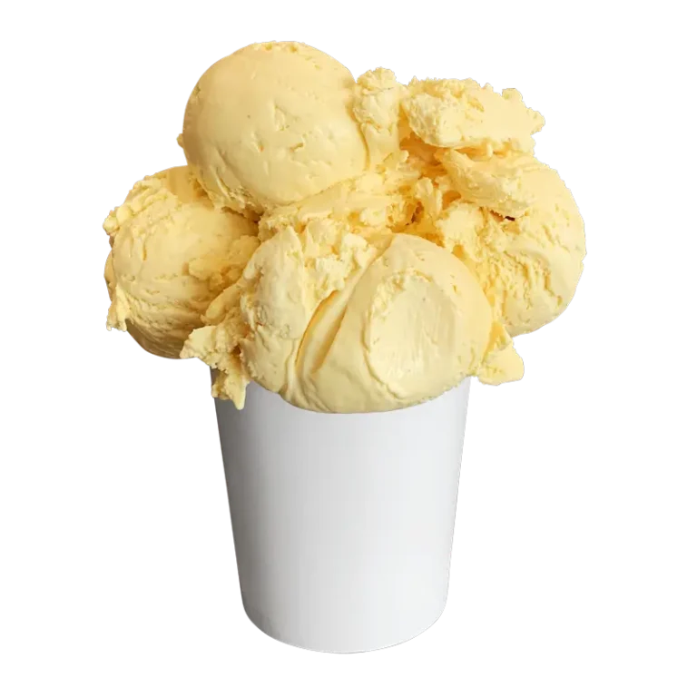 Peach ice cream